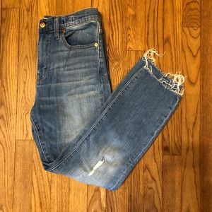 Madewell High-Rise Slim Corp Boyjean